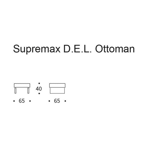 Supremax DEL Footstool / 41cm